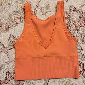 Lululemon Athletica Orange Tank Top